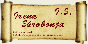 Irena Skrobonja vizit kartica